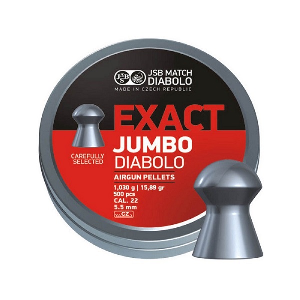 Βλήματα Αεροβόλου JSB Exact Jumbo Diabolo 5,52mm 500tmx 546247-500