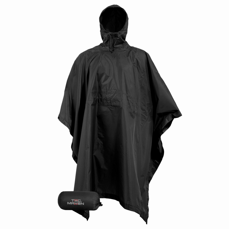 Αδιάβροχο Poncho Pentagon Tac Maven Thunder Poncho Black D07001-01