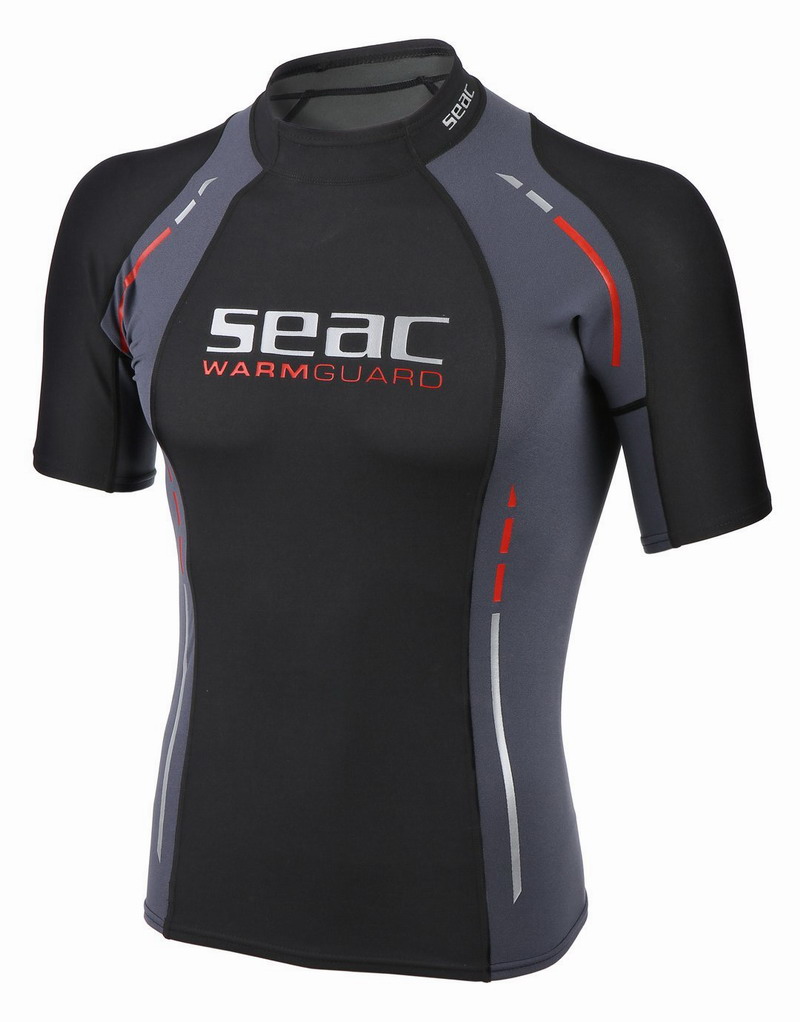 Ανδρικό Κοντομάνικο Μπλουζάκι Neopren Seac Sub Warm Guard Short 0,5mm Black/Grey 1550005001025