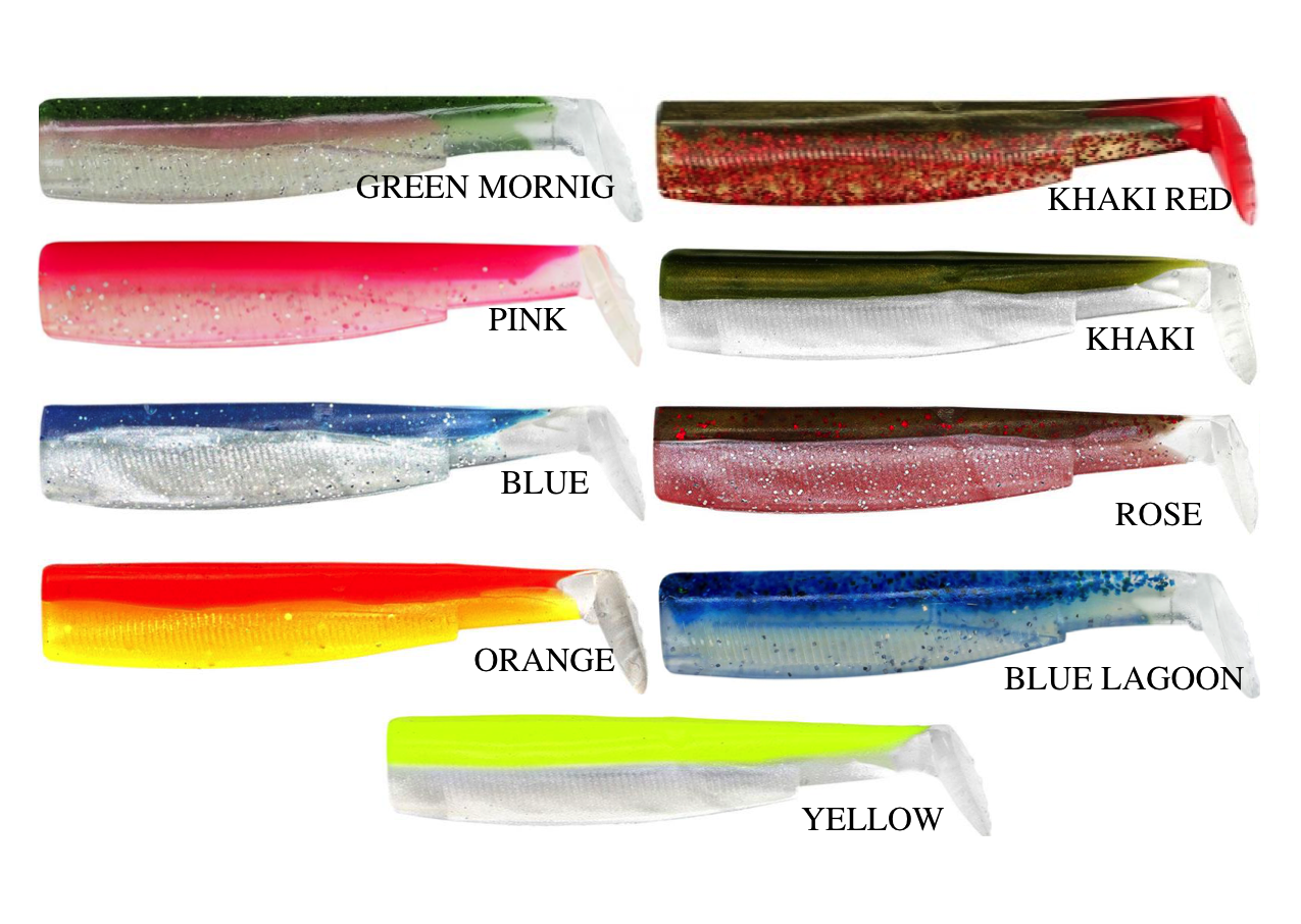 Ανταλλακτικό Σώμα Σιλικόνης  Fiiish Black Minnow 160 No5 Σετ 3τμχ