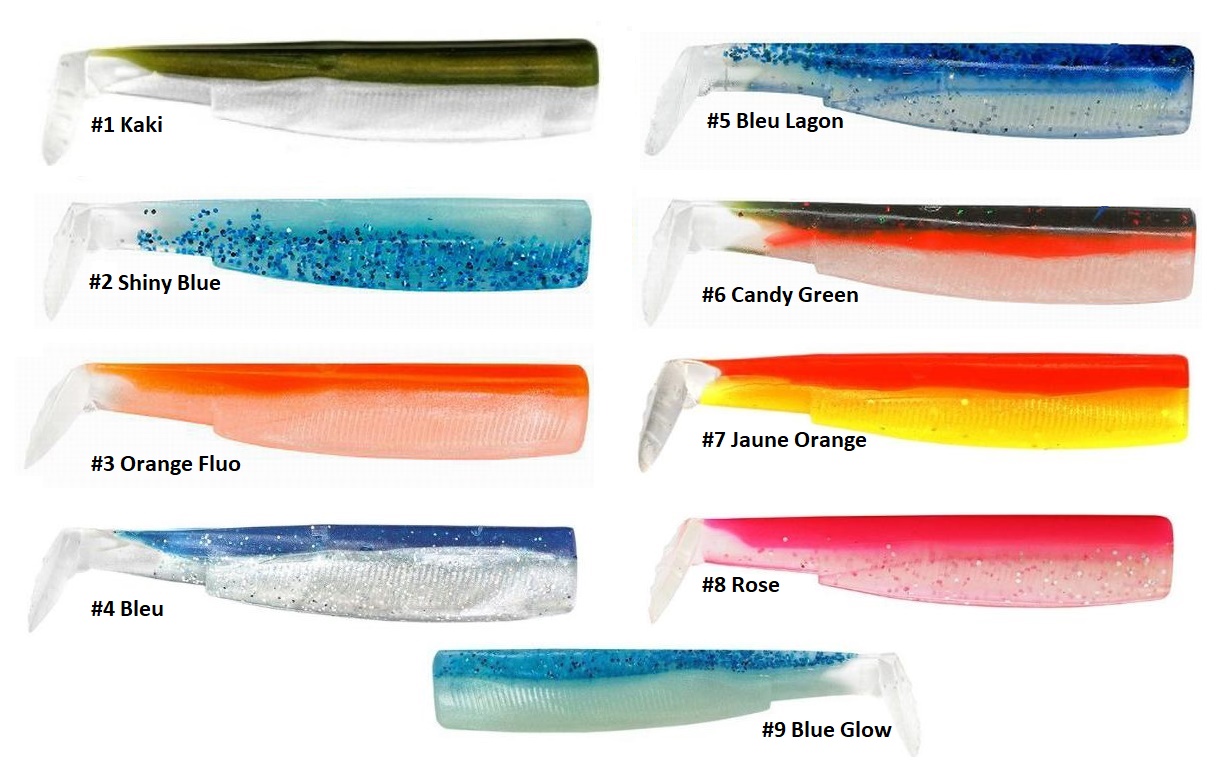 Ανταλλακτικό Σώμα Σιλικόνης Fiiish Black Minnow 200 No6 Σετ 2τμχ