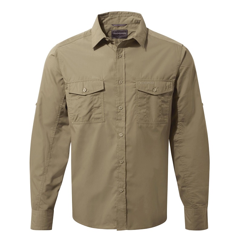 Πουκάμισο Craghoppers Kiwi LS Shirt Pebble CMS700-62A