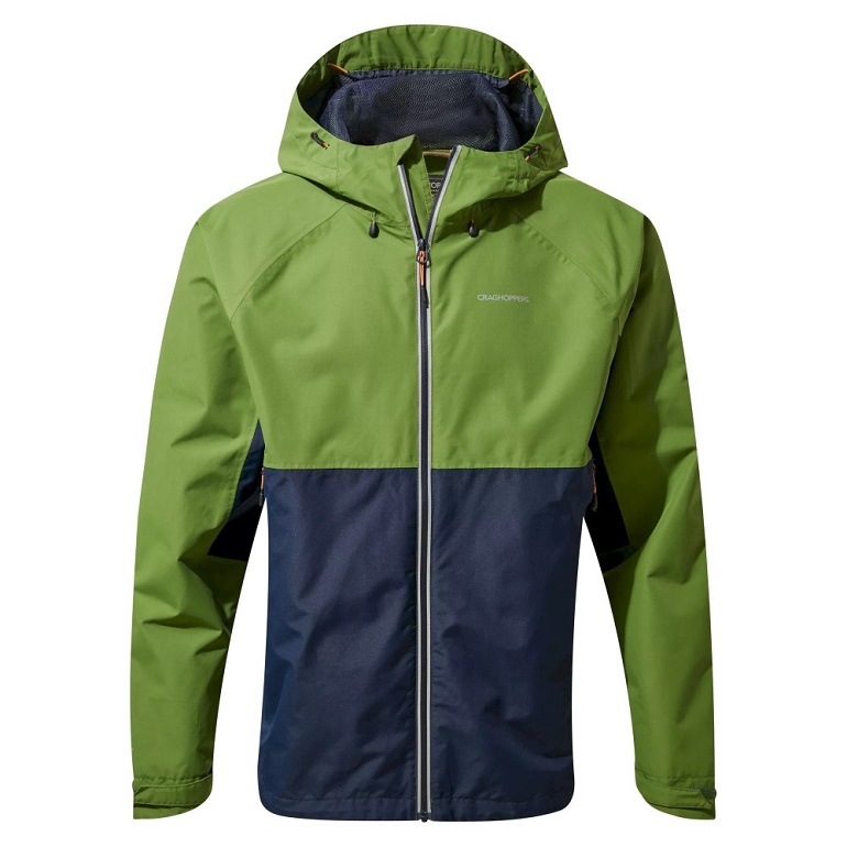 Αντιανεμικό Αδιάβροχο Jacket Craghoppers Men's Atlas Agave Green/Blue Navy CMW777-D4W