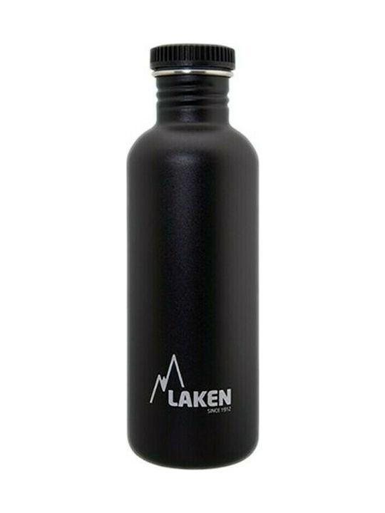 Παγούρι Laken Basic Steel Black 1lt 8-48-116-02