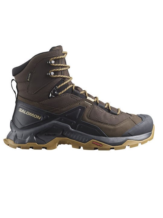 Αδιάβροχα Μποτάκια Salomon Quest Element GTX Delicioso Black/Dull Gold 472161