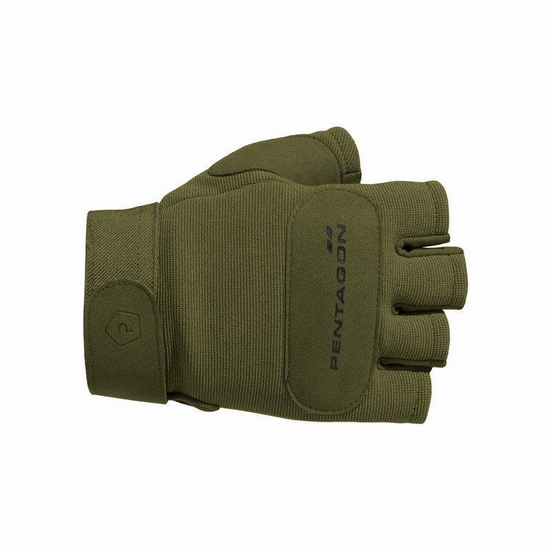 Γάντια Pentagon Duty Mechanic 1/2 Olive Green P20010-SH-06  