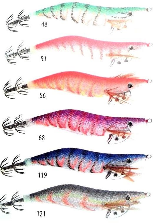 Καλαμαριέρα Γαρίδα Vega Glow Squid Jig 3.0# Color No1