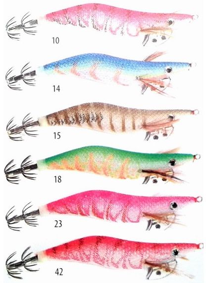 Καλαμαριέρα Γαρίδα Vega Glow Squid Jig 3.0# Color No2