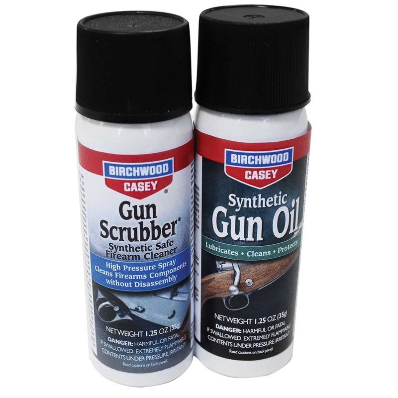 Καθαριστικό & Λάδι Όπλου Birchwood Casey Gun Scrubber® & Synthetic Gun Oil Aerosol Combo 35gr 33329