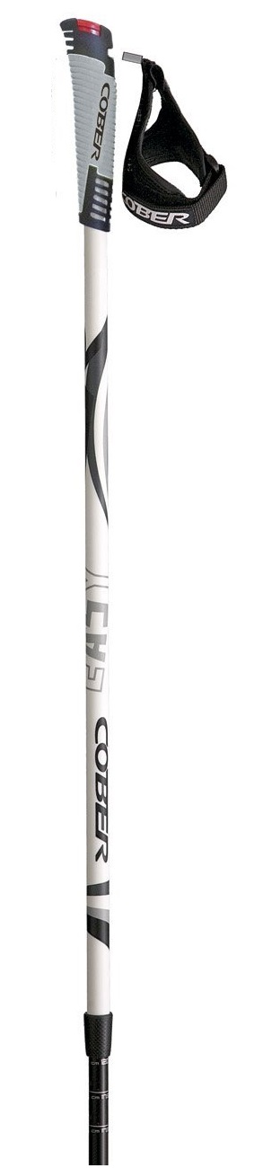 Μπαστούνια-Μπατόν 2 Μερών Cober NW Easy Twist 2.0 387 White Σετ 2 Τμχ