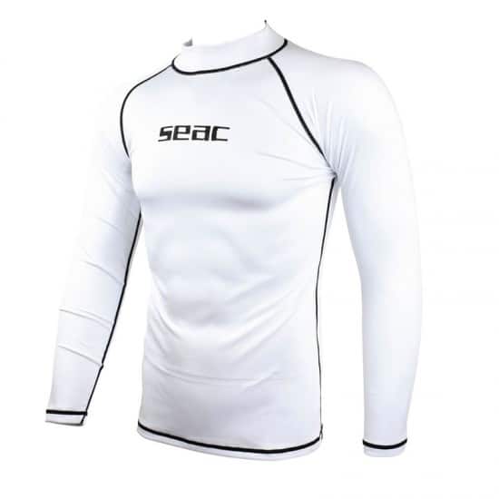 Μπλούζα Ανδρική Rash Guard UV+50 Seac Sub T-Sun Long Man White 1550015011040