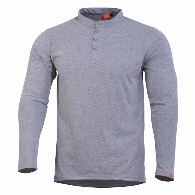 Μπλούζα Pentagon Romeo Henley Shirt Melange K09016-16