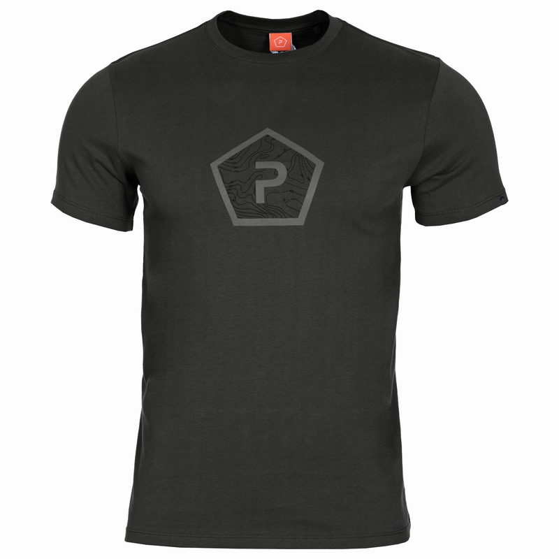 Μπλουζάκι Κοντομάνικο T-Shirt Pentagon Shape Black K09012-PS-01