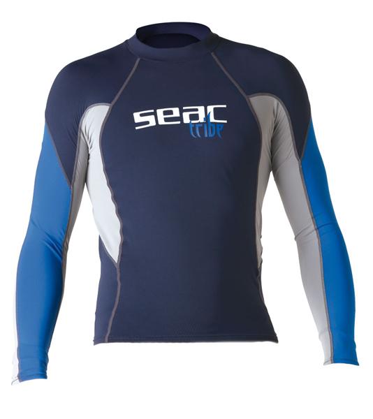 Ανδρική Μπλούζα Rash Guard Seac Sub Raa Long Evo UV+50 Blue 15500020000