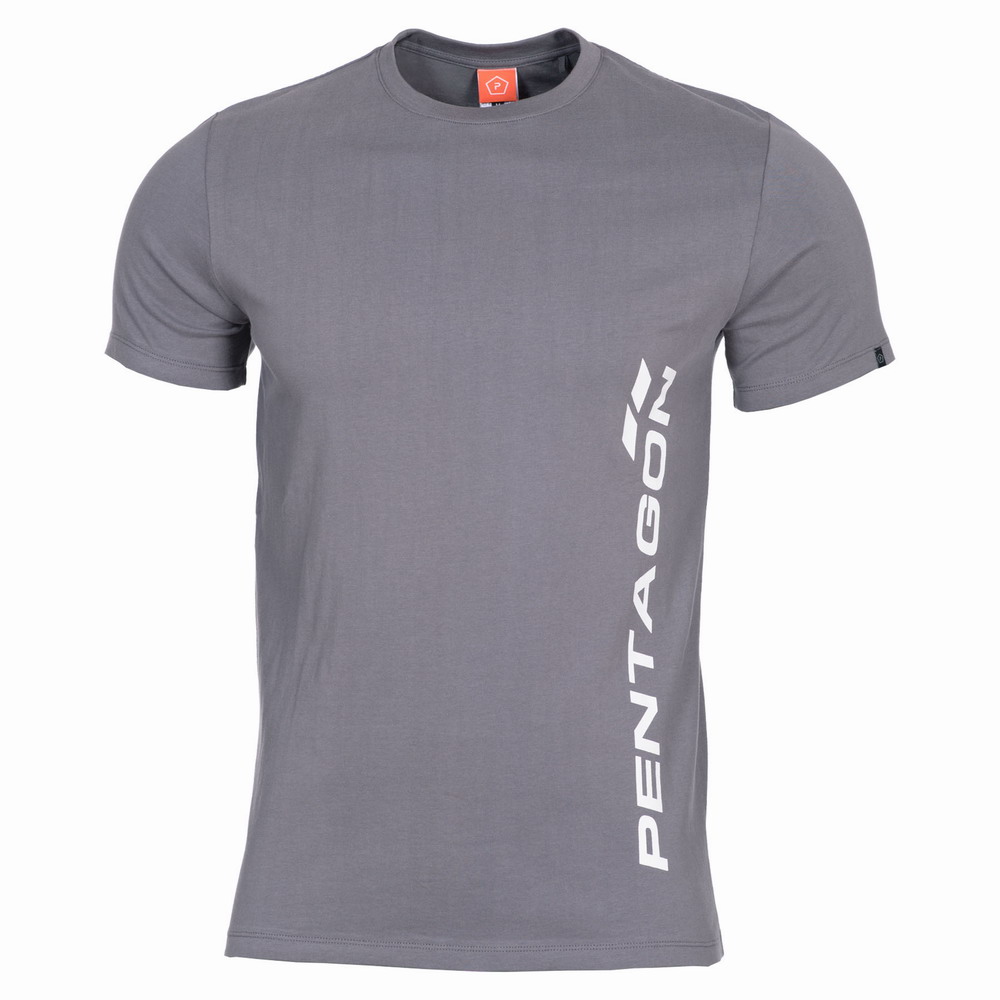 Μπλουζάκι T-Shirt Pentagon Vertical Wolf Grey K09012-08WG PV
