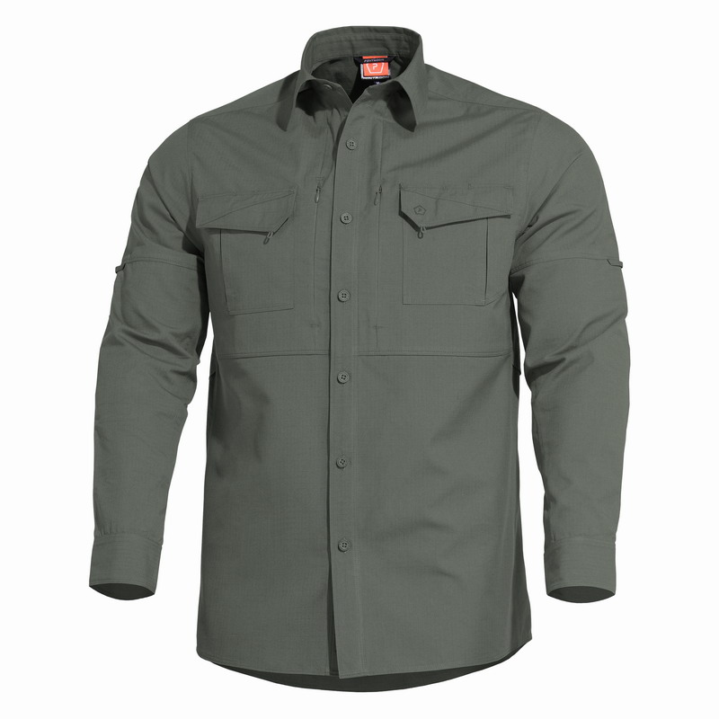 Πουκάμισο Pentagon Plato Shirt Rip Stop Olive K02019-06
