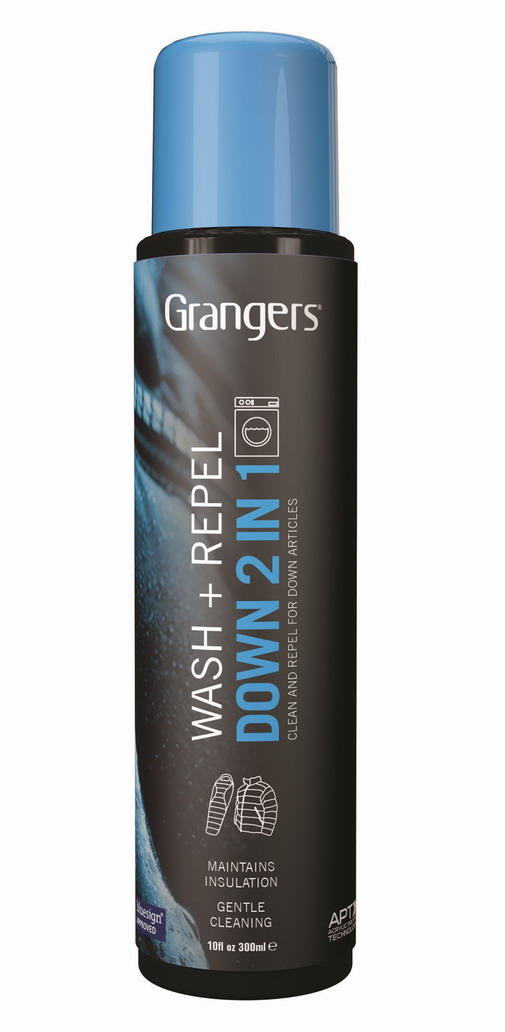 Υγρό Καθαρισμού & Αδιαβροχοποίησης Πουπουλένιων Ρούχων Με Gore-tex Grangers Down Wash & Repel 2in1 300ml 00615