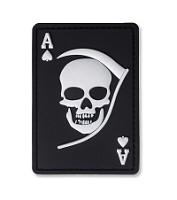 Σήμα PVC Survivors Death Ace 3D 5x8cm Black/White WQ33