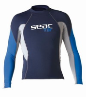 Ανδρική Μπλούζα Rash Guard Seac Sub Raa Long Evo UV+50 Blue 15500020000