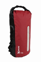 Σάκος Στεγανός Με Ιμάντες Πλάτης X-Dive Carrier 70L Black/Red 65303