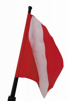 Σημαία Σημαδούρας Κατάδυσης Με Ιστό X-Dive Red 65028