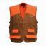 Γιλέκο Κυνηγίου Gamehide Brown/Orange 3A0