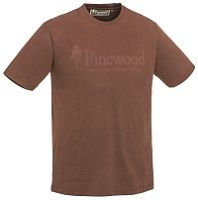 Κοντομάνικο Μπλουζάκι T-shirt Pinewood Outdoor Life Dark Copper 5445-566 Κοντομάνικο Μπλουζάκι T-shirt Pinewood Outdoor Life Dark Copper 5445-566