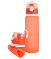 Παγούρι Aναδιπλoύμενο Alpin Medical Grade Silicone Orange 0.750lt S5-750 Παγούρι Aναδιπλoύμενο Alpin Medical Grade Silicone Orange 0.750lt S5-750