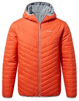 Μπουφάν Craghoppers Compresslite V Hooded Jacket Marmalade/Cloud Grey CMN254-E8F