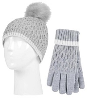 Παιδικό Σετ Σκουφάκι & Γάντια Heat Holders Pom Pom Hat Gloves Cloud/Grey 80080 Παιδικό Σετ Σκουφάκι & Γάντια Heat Holders Pom Pom Hat Gloves Cloud/Grey 80080
