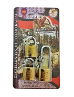 Σετ Λουκέτα Alpin Pro-Tools 25mmX3 1tmx Μακρύ + 2tmx Κοντά 25Τ3