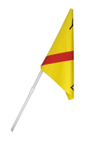 Σημαιάκι X-Dive Με Ψηλό Ιστό Για Σημαδούρα Genius Yellow 65031