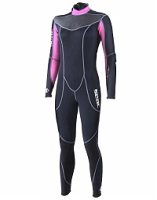 Γυναικεία Ολόσωμη Στολή Seac Sub Sense Long Lady 3mm Black 00100780311