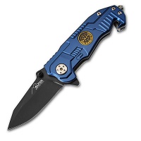 Σουγιάς Tactical Alpin Stainless Steel D-2 Blue 16442-3,75-BL
