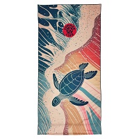 Πετσέτα Θαλάσσης Microfiber Sammer Club Turtle T.foam 0136 180cmX90cm 370gr 18421