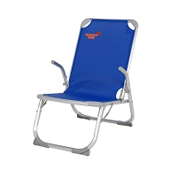 Καρέκλα Παραλίας Summer Club Textiline Αλουμινίου Με Ψηλή Πλάτη Blue 19402