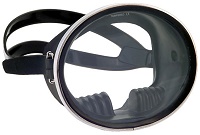 Μάσκα Λαστιχένια Στρογγυλή Xifias Sub Balco 407 Rubber Inox Black 827Γ   