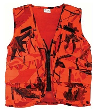 Αδιάβροχο Γιλέκο Κυνηγίου Aetos Camo/Orange A29 Αδιάβροχο Γιλέκο Κυνηγίου Aetos Camo/Orange A29
