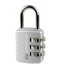 Λουκέτο Πέταλο Με Συνδυασμό Lifeventure Combination Locks 50X30mm 9700