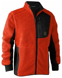 Ζακέτα Deerhunter Rogaland Fiber Pile Orange 5125-669 Ζακέτα Deerhunter Rogaland Fiber Pile Orange 5125-669