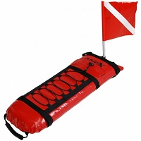 Σημαδούρα Πλακέ X-Dive Boreas Μονού θαλάμου Red 65007