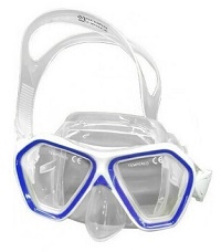 Παιδική Μάσκα Σιλικόνης X-Dive Nevis Junior White/Blue 61098