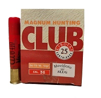 Φυσίγγια Μονόβολα Kirgias Club Slug Magnum C36 Βλήμα Cal.410 9236112