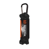 Σχοινί Υψηλής Αντοχής Jear Aid Paracord Reflective Utility Line 9m Black 21274