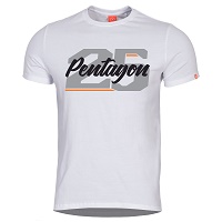 Μπλουζάκι T-Shirt Pentagon Ageron Twenty Five White K09012-TW-00 Μπλουζάκι T-Shirt Pentagon Ageron Twenty Five White K09012-TW-00