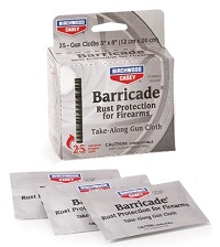 Πανάκια Καθαρισμού & Προστασίας Όπλου Birchwood Casey Barricade Take Along Gun Cloths Packs 25τμχ 33025