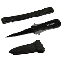 Μαχαίρι Κατάδυσης X-Dive Ribbon 9 Τeflon Black 65110
