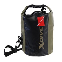 Στεγανός Σάκος X-Dive Tube 7.5Lt Olive/Black 65317 Στεγανός Σάκος X-Dive Tube 7.5Lt Olive/Black 65317