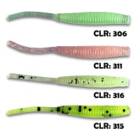 Τεχνητό Δόλωμα Σιλικόνης LRF Soul Lures Mini Worm 50mm 5gr  Τεχνητό Δόλωμα Σιλικόνης LRF Soul Lures Mini Worm 50mm 5gr