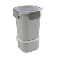 Δοχείο Φαγητού Διπλό Sunware Cool Fresh 140ml Grey 8-15-638-57